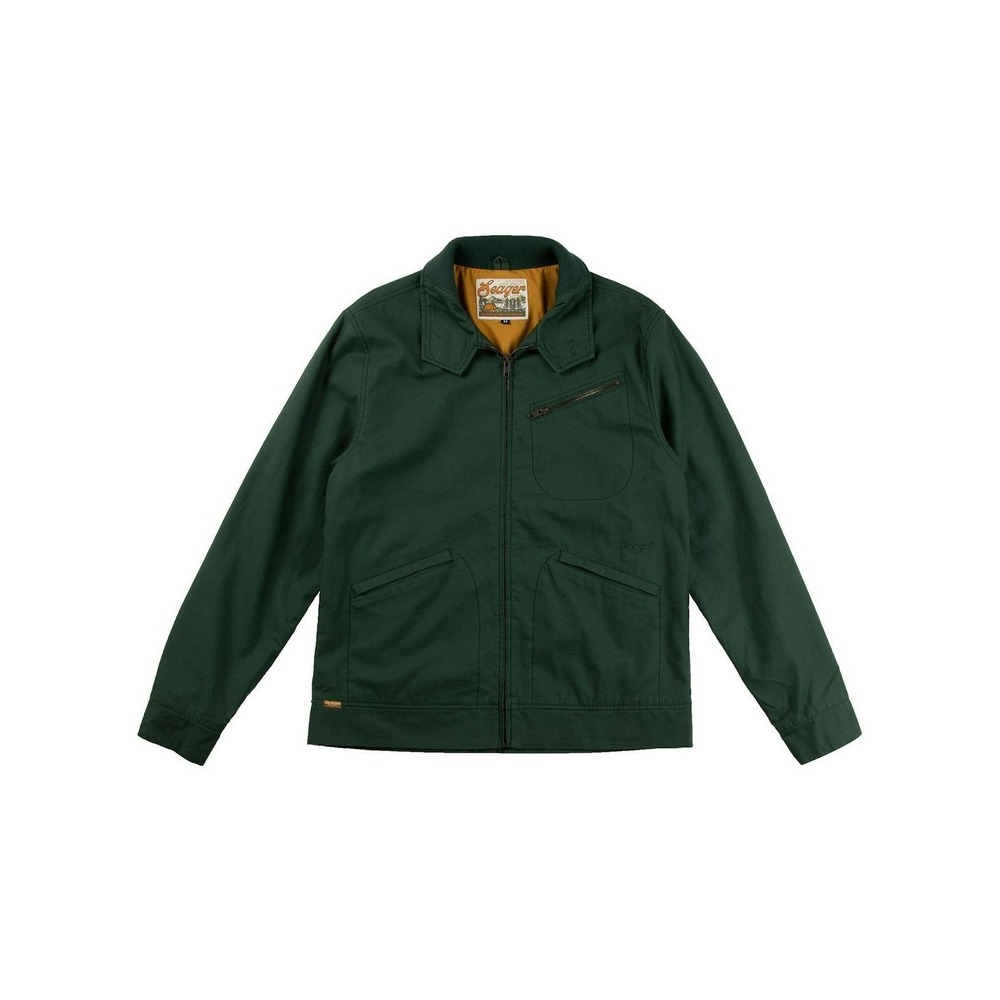 Seager Company Ranch Jacket Corduroy Collar Green Mens Size Medium Huckberry
